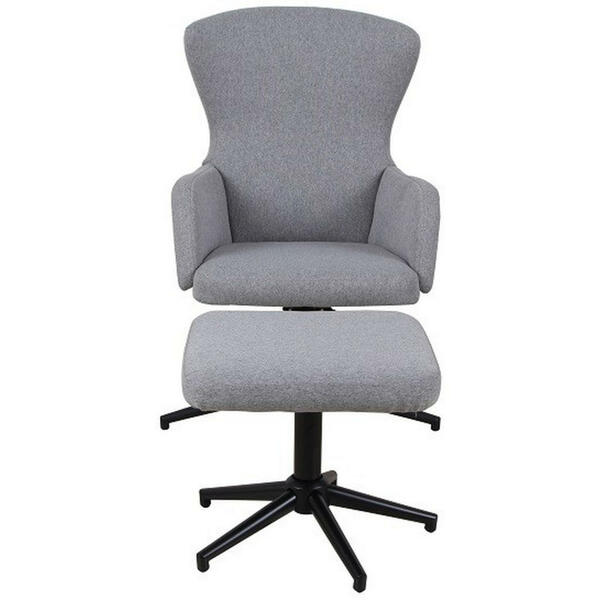 Bild 1 von Mid.you Relaxsessel Lesesessel, Grau, Schwarz, Kunststoff, Textil, 62x99x71 cm, Wohnzimmer, Sessel, Relaxsessel