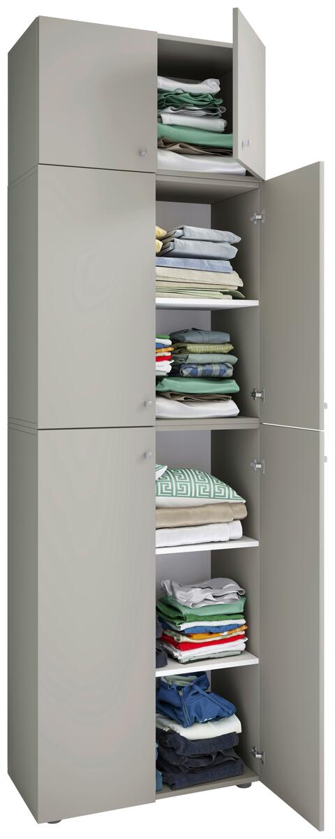 Bild 1 von Kleiderschrank Lona XXL grau, Grau