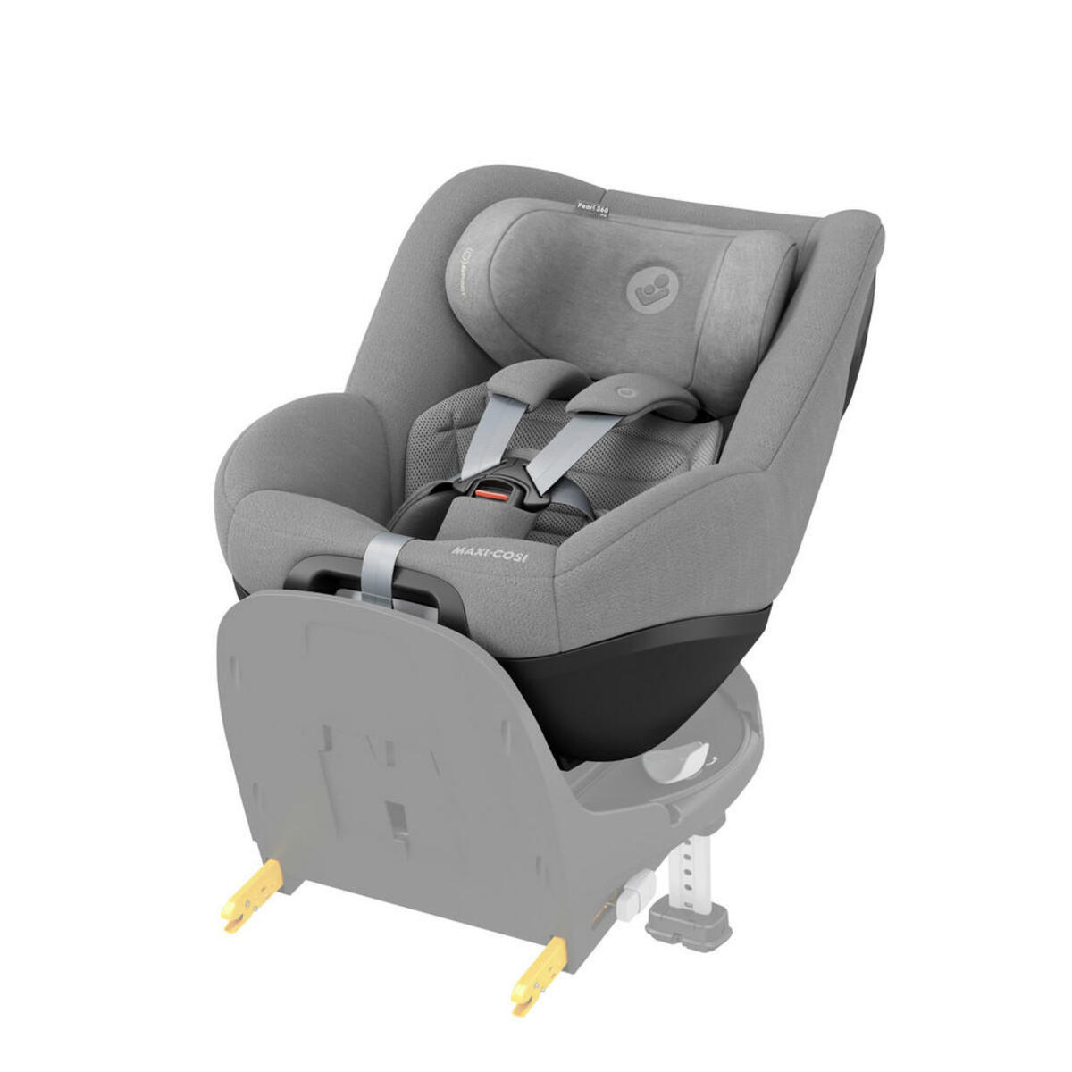 Bild 1 von Maxi-Cosi Kinderautositz Pearl 360 Pro, Hellgrau, Textil, 43.2x49.6x71.4 cm, ECE R 129 i-Size, 5-Punkt-Gurtsystem, abnehmbarer und waschbarer Bezug, Gurtlängenverstellung, optimaler Aufprallschutz,