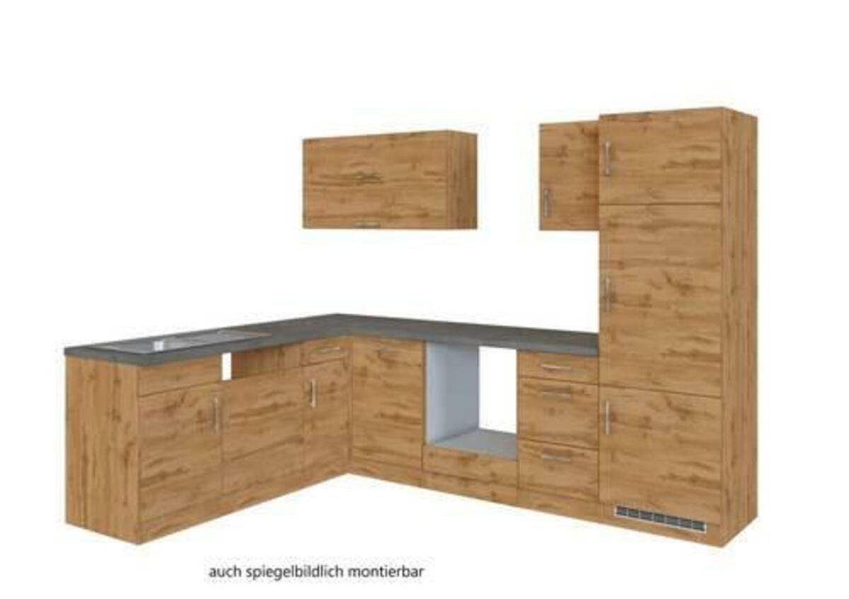 Bild 1 von Küchenblock 'Sorrento' in Eichefarben, Eichefarben