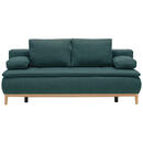 Bild 1 von Carryhome Boxspringsofa, Petrol, Textil, Buche, massiv, 2-Sitzer, Füllung: Schaumstoff, 202x78x93 cm, Stoffauswahl, Schlafen auf Sitzhöhe, Wohnzimmer, Sofas & Couches, Sofas