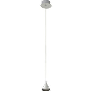 Fabas Luce Led-Pendelleuchte Delta, Alu, Metall, 200 cm, ISO 9001, höhenverstellbar, Lampen & Leuchten, Innenbeleuchtung, Hängelampen, Pendelleuchten