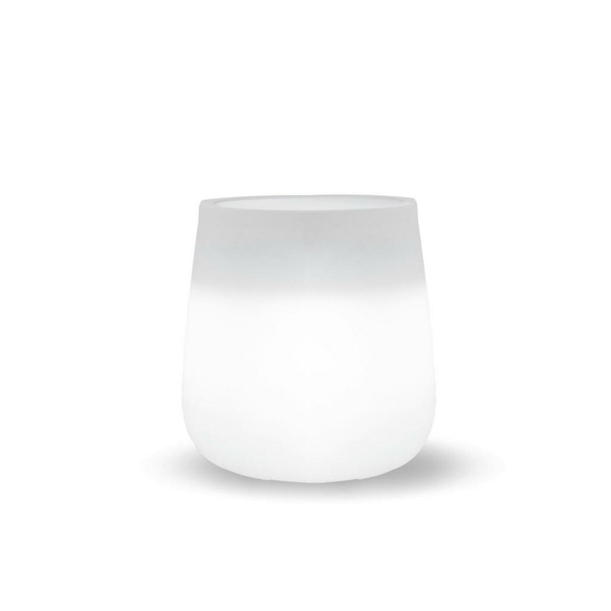 Bild 1 von New Garden LED-AUßENLEUCHTE Camelia, Weiß, Kunststoff, Uni,Uni, F, 33.5x39x33.5 cm, Lampen & Leuchten, Leuchtenserien