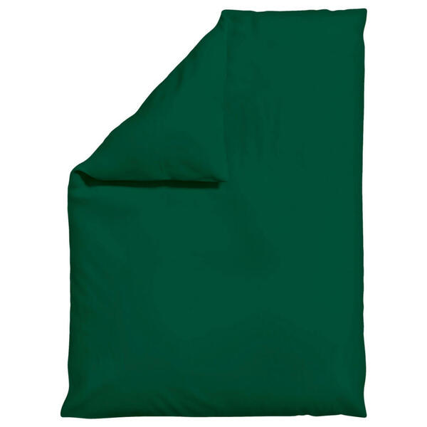 Bild 1 von Schlafgut Bettdeckenbezug Woven Satin, Dunkelgrün, Textil, Uni, 155 cm, Textiles Vertrauen - Oeko-Tex®, AZO-frei, Bsci, Oeko-Tex® Standard 100, pflegeleicht, atmungsaktiv, bügelleicht, schadstoff