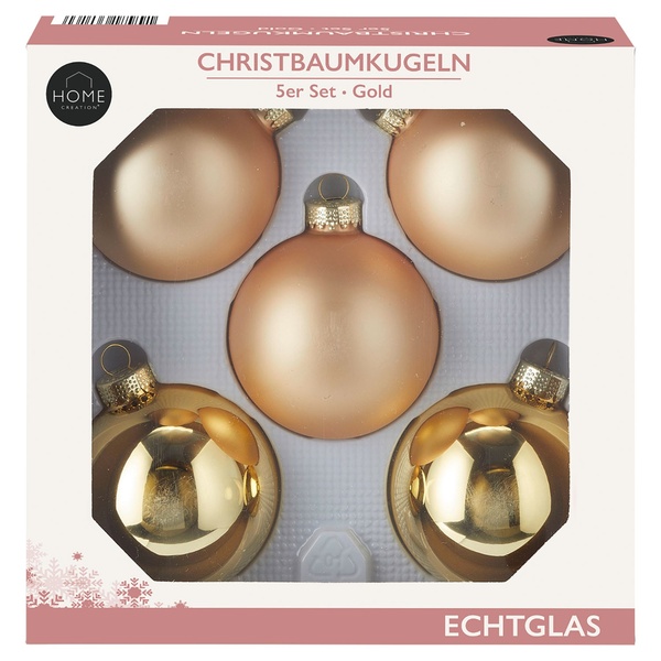 Bild 3 von HOME CREATION Christbaumkugeln Set