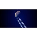 Bild 1 von Aluminiumbild, Blau, Schwarz, Dunkelblau, Metall, Kunststoff, 98x48 cm, einfache und schnelle Anbringung, Bilder, Metallbilder