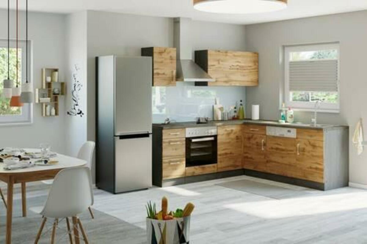 Bild 1 von Küchenleerblock 'Sorrento' , Eichefarben, Graphitfarben, Eichefarben