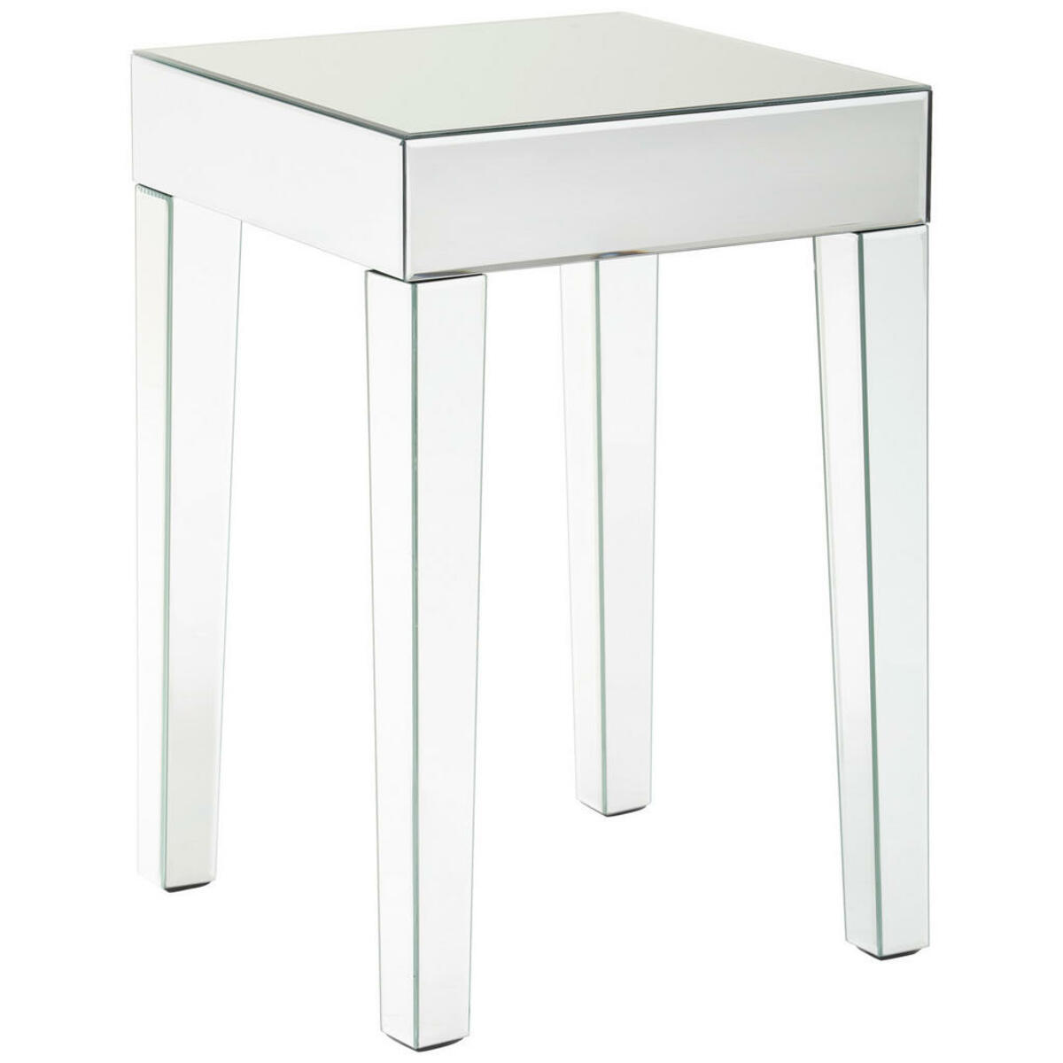 Bild 1 von Xora Beistelltisch, Klar, Glas, quadratisch, eckig, 40x60 cm, Wohnzimmer, Wohnzimmertische, Beistelltische, Glas-Beistelltische