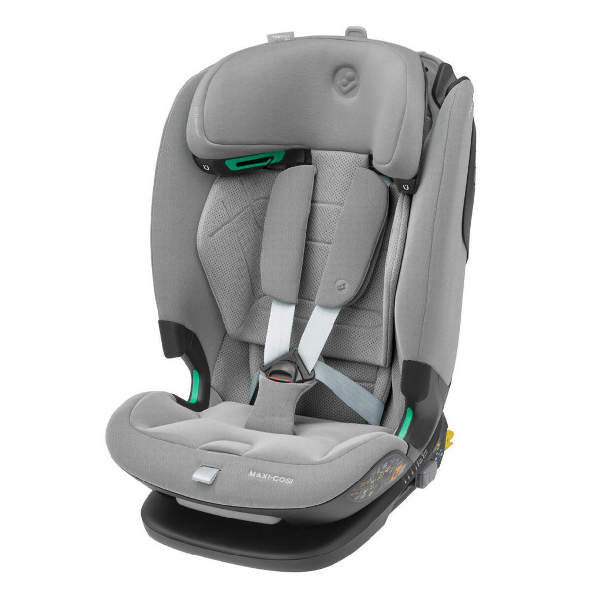 Bild 1 von Maxi-Cosi Kinderautositz Titan Pro i-Size, Hellgrau, Textil, Füllung: Polyethersulfon (Pes), 46x76x60 cm, ECE R 129 i-Size, 5-Punkt-Gurtsystem, abnehmbarer und waschbarer Bezug, höhenverstellbare K