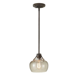 Hängeleuchte Elstead Urbanrwl, Rost, Metall, 28.3 cm, Grüner Punkt, RoHS, Lampen & Leuchten, Innenbeleuchtung, Hängelampen, Esstischlampen