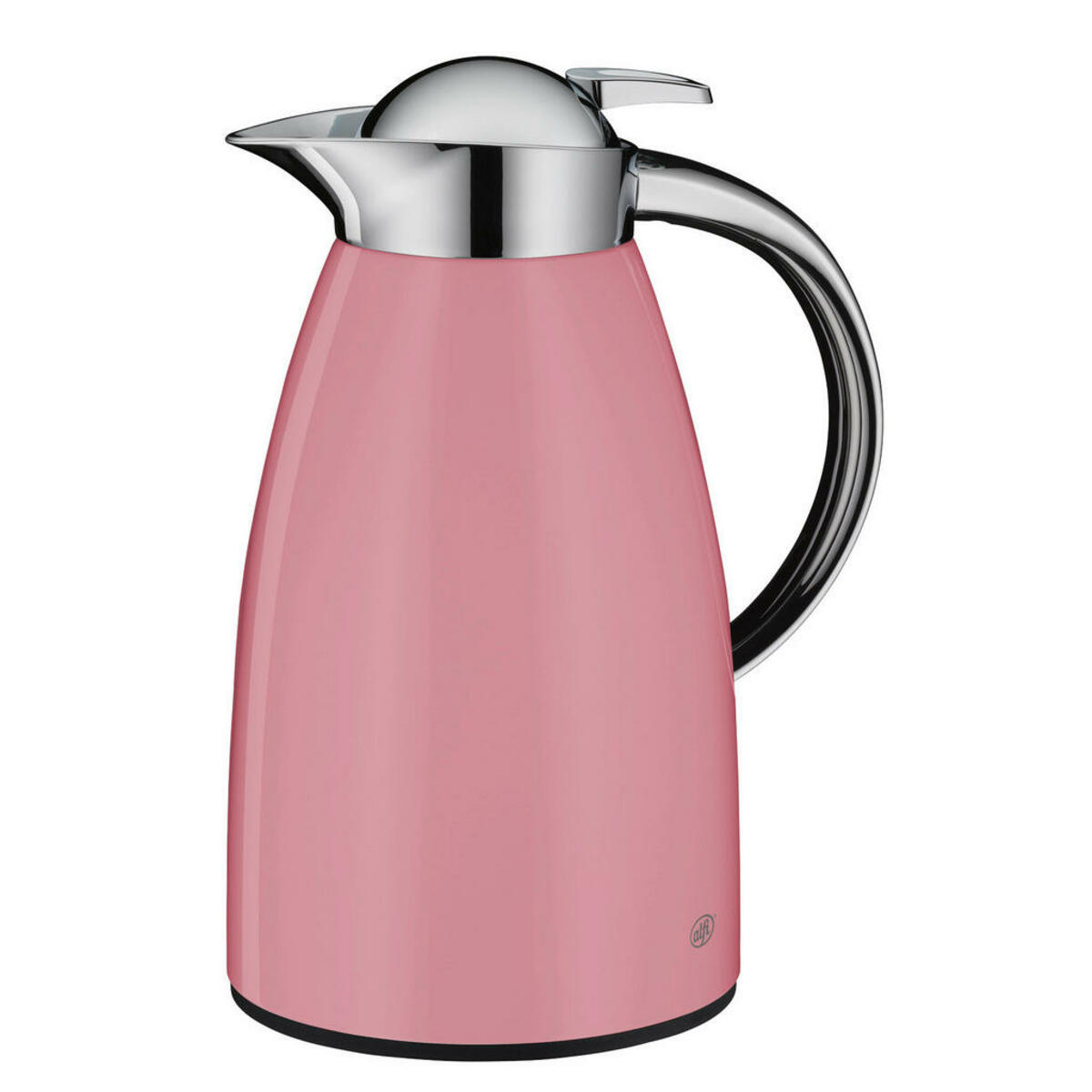 Bild 1 von Alfi Isolierkanne Signo, Rosa, Metall, 1,0 L, doppelwandig, Ausgießer, lebensmittelecht, Glaskolben, abnehmbarer Deckel, Schraubverschluss, hält warm, kalt, schadstofffrei, Einhandbedienung, Kaffee
