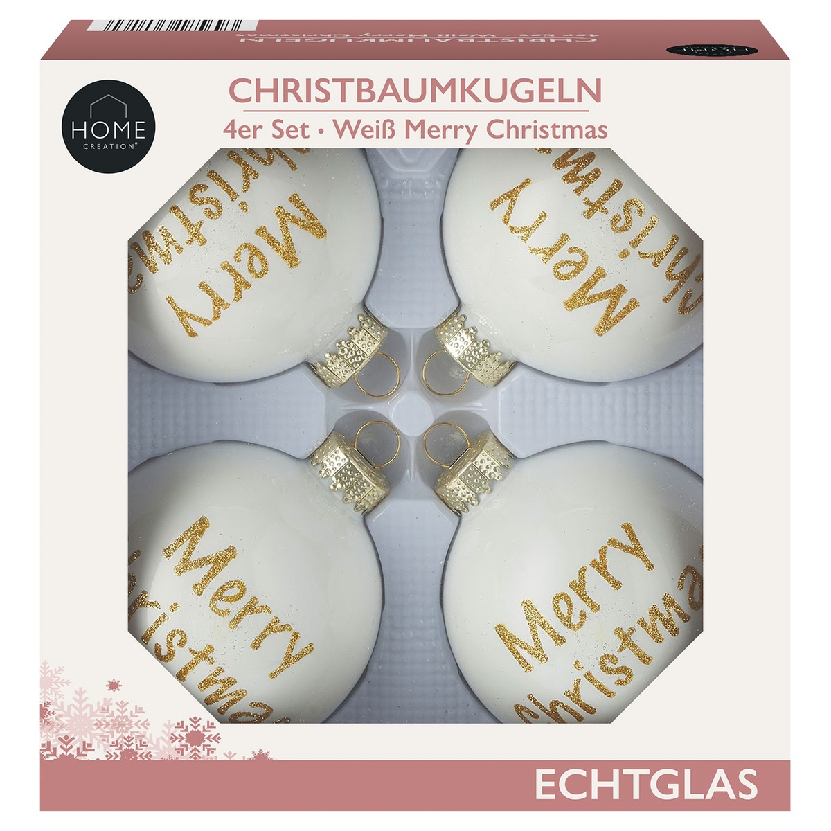 Bild 2 von HOME CREATION Christbaumkugeln Set