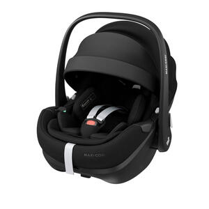 Maxi-Cosi Babyschale Pebble 360 Pro, Schwarz, Textil, 44x75x58 cm, ECE R 129 i-Size, abnehmbarer und waschbarer Bezug, Gurtlängenverstellung, höhenverstellbare Kopfstütze, optimaler Aufprallschutz