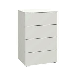 Xora Kommode Primolar Garda, Weiß, Kunststoff, 4 Schubladen, 50x79x41 cm, Typenauswahl, stehend, in verschiedenen Größen erhältlich, Holzdekoren erhältlich, Garderobe, Garderoben Kommoden