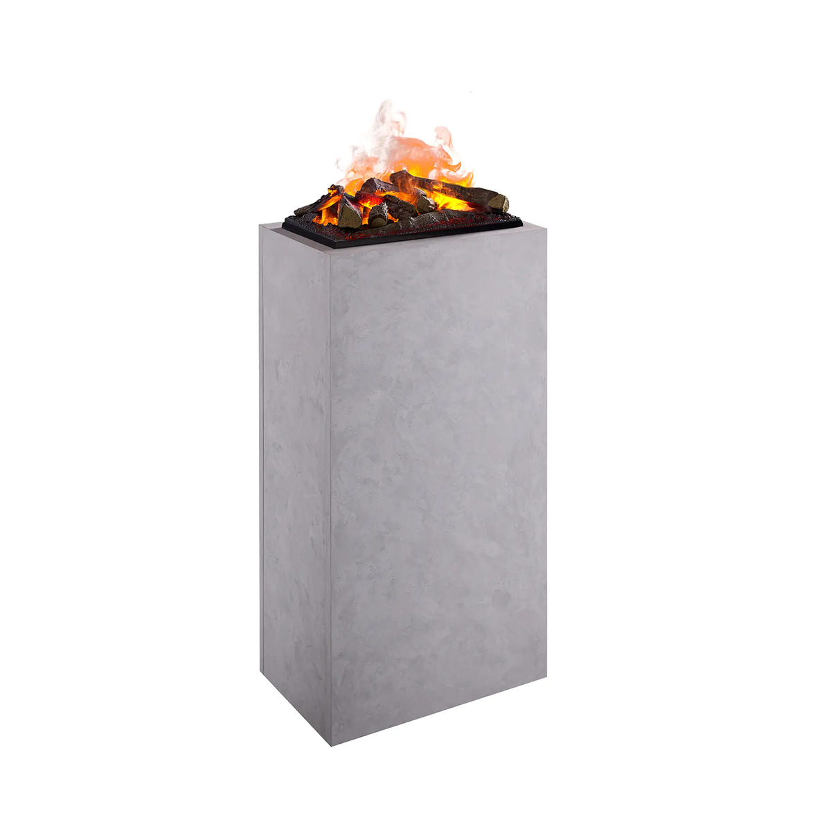 Bild 1 von RICHEN Elektrokamin betongrau Ikaros hoch 91 x 47 cm