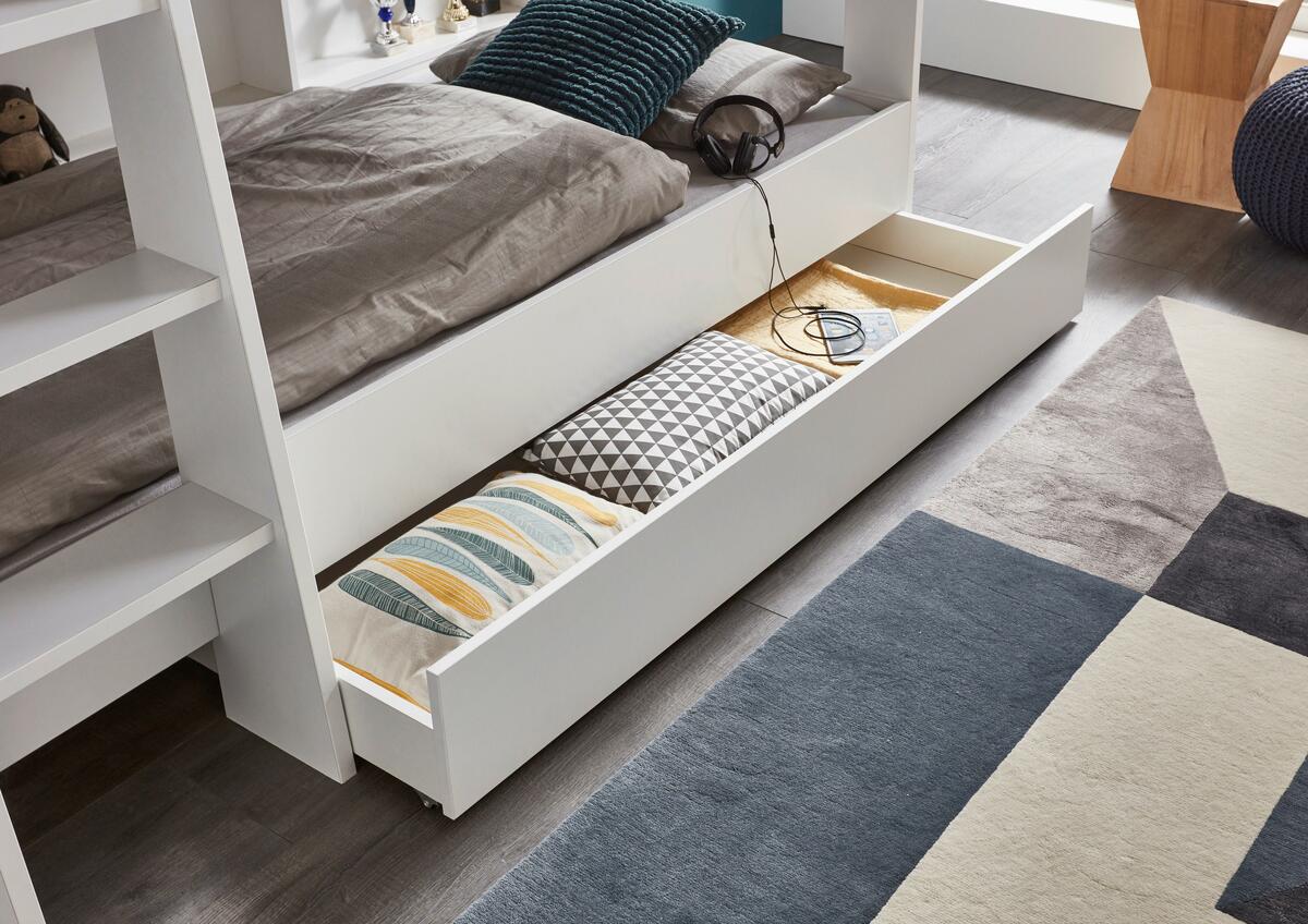 Bild 1 von Bettkasten Sarah in Weiß, Weiß