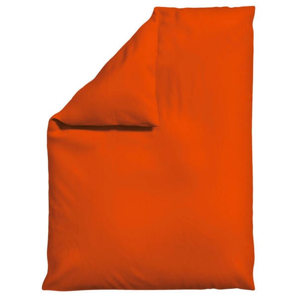 Bild 1 von Schlafgut Bettdeckenbezug Woven Satin, Dunkelorange, Textil, Uni, 155 cm, Textiles Vertrauen - Oeko-Tex®, AZO-frei, Bsci, Oeko-Tex® Standard 100, pflegeleicht, atmungsaktiv, bügelleicht, schadstof