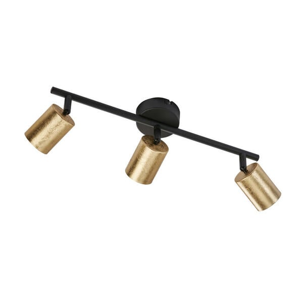 Bild 1 von Fischer & Honsel Led-Strahler Vano, Schwarz, Gold, Metall, G, 8 cm, LED-Leuchtmittel austauschbar, Lampen & Leuchten, Innenbeleuchtung, Spots & Strahler, Deckenspots