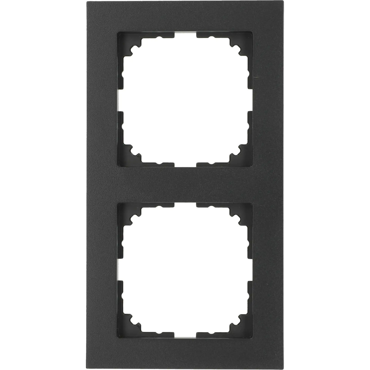Bild 1 von Merten Abdeckrahmen 2-fach M-Pure, anthrazit, MEG4020-3614