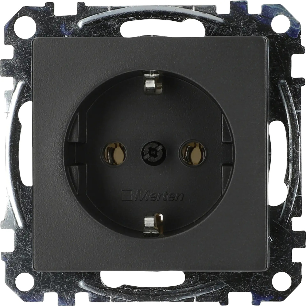 Bild 1 von Merten Steckdose System M, anthrazit, MEG2301-0414