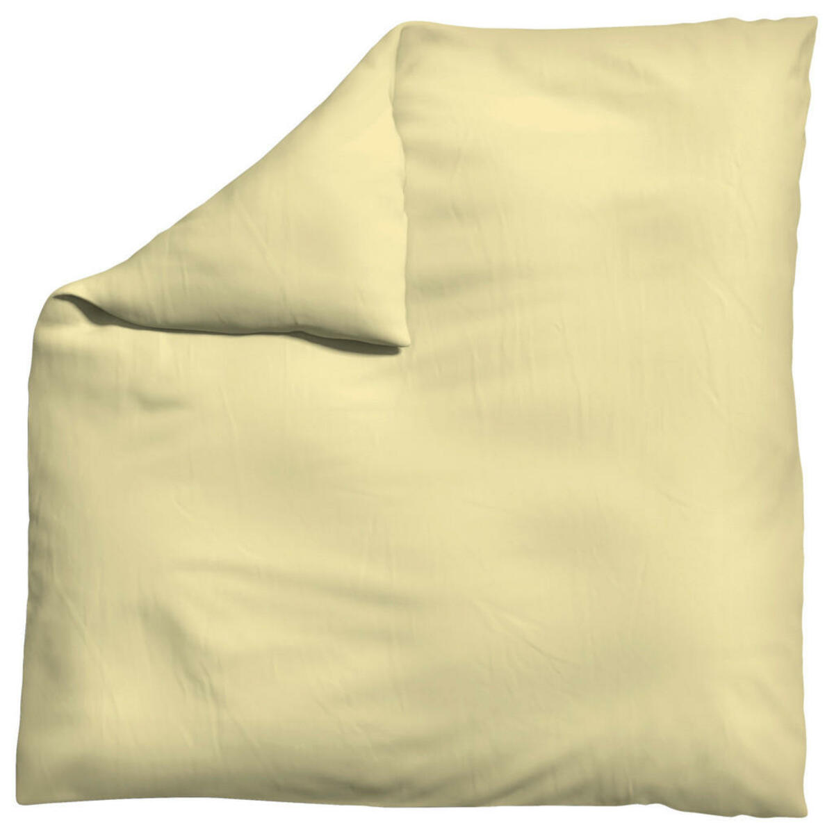 Bild 1 von Schlafgut Bettdeckenbezug Woven Satin, Gelb, Textil, Uni, 200 cm, Textiles Vertrauen - Oeko-Tex®, AZO-frei, Bsci, Oeko-Tex® Standard 100, pflegeleicht, atmungsaktiv, bügelleicht, schadstoffgeprüf