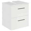 Bild 1 von Sadena Waschbeckenunterschrank M-Plan, Weiß Hochglanz, Metall, 2 Schubladen, 45x49.8x38.3 cm, Goldenes M, Made in Germany, Zusatzausstattung erhältlich, hängend, Typenauswahl, Badezimmer, Badezimm