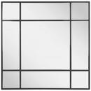 Bild 1 von Mid.you Wandspiegel, Schwarz, Metall, Glas, quadratisch, 120x120x3 cm, Bsci, Badezimmer, Badezimmerspiegel, Badspiegel