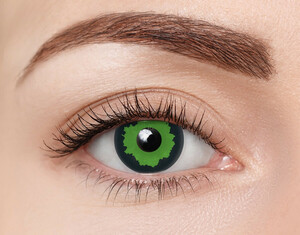 Halloween Kontaktlinsen Green Troll Monatslinsen Sphärisch 2 Stück Kontaktlinsen; contact lenses; Kontaktlinsen; Black Friday