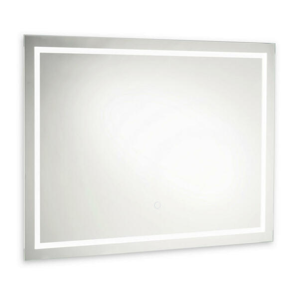 Bild 1 von Badezimmerspiegel, Silber, Glas, rechteckig, F, 50x70x2.5 cm, Badezimmer, Badezimmerspiegel, Badspiegel