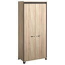 Bild 1 von Mid.you Schrank Mambo, Schwarz, Eiche, Holzwerkstoff, Holzoptik, 5 Fächer, 80x187x46 cm, Pefc, DIN EN ISO 14001, DIN EN ISO 9001, Made in Europe, Beimöbel erhältlich, Schlafzimmer, Kleiderschränk