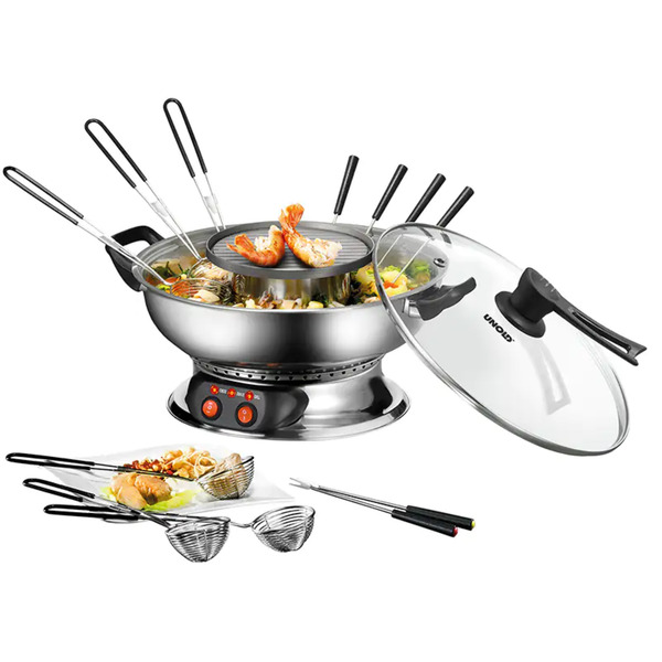 Bild 1 von Unold Asia-Fondue Gesundes Fondue für Fleisch, Fisch, Gemüse