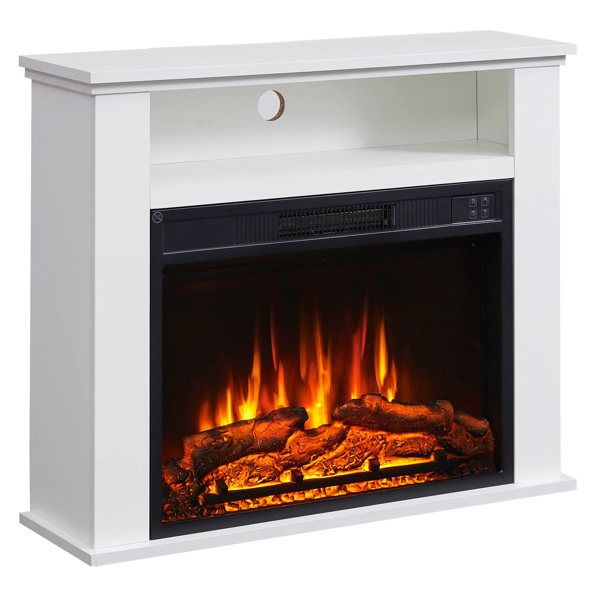 Bild 1 von BALDERIA Elektrokamin weiß Frida 1000/2000 Watt 78,3 x 64,7 cm