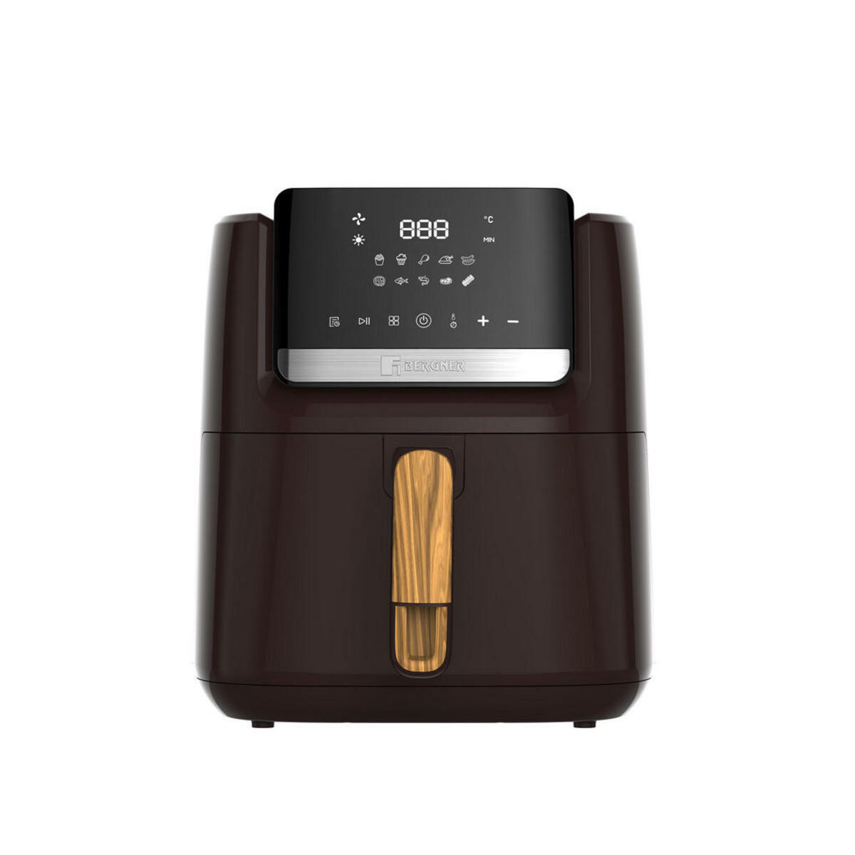 Bild 1 von HEIßLUFTFRITTEUSE, Schwarz, Metall, Kunststoff, 6.5 L, 38.5x29x33 cm, RoHS, Lfgb, CE, antihaftbeschichteter Innenbehälter, Temperaturanzeige, Timer, Heißlufttechnologie, verstellbarer Thermostat,