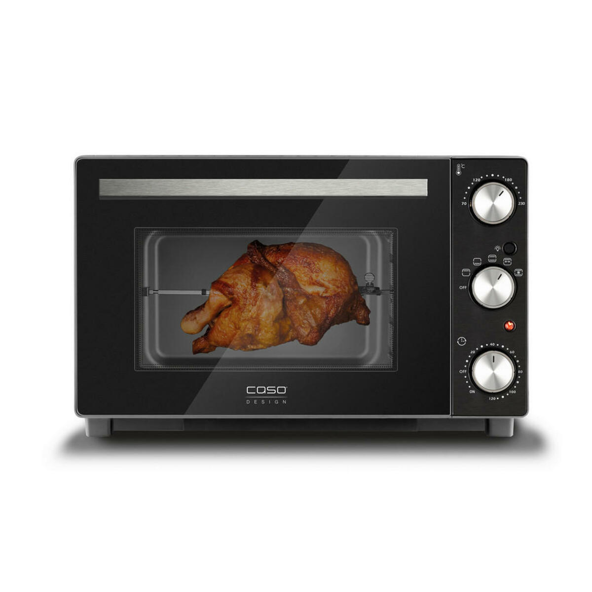 Bild 1 von Caso Design Backofen, Schwarz, 54x34.5x41 cm, CE, Backofenbeleuchtung, Küchen, Küchenelektrogeräte, Backöfen