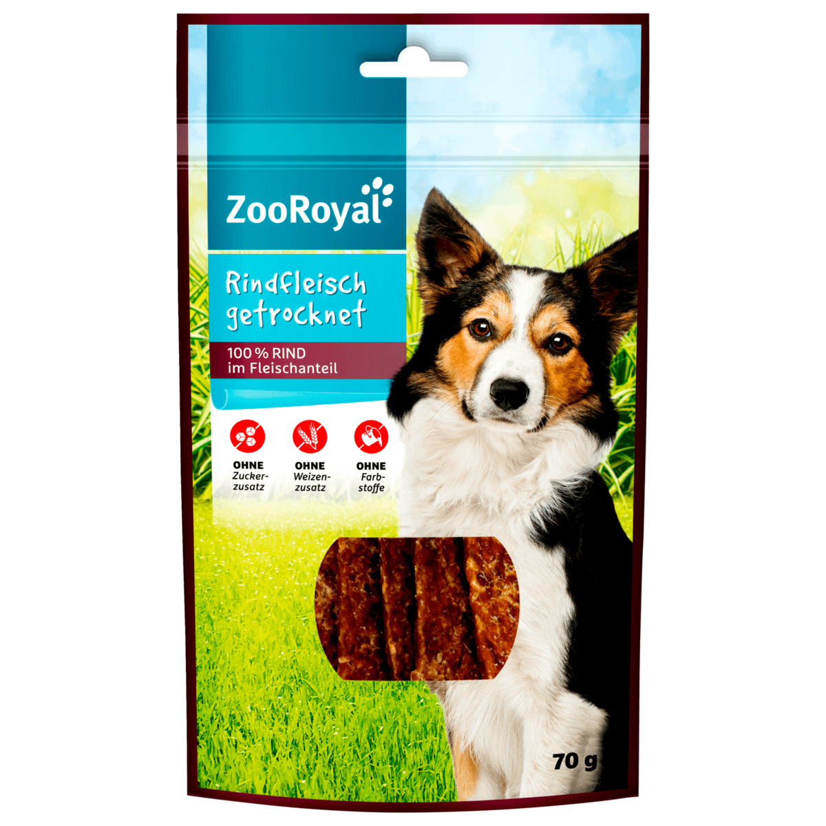 Bild 1 von ZooRoyal Rindfleisch getrocknet 70g