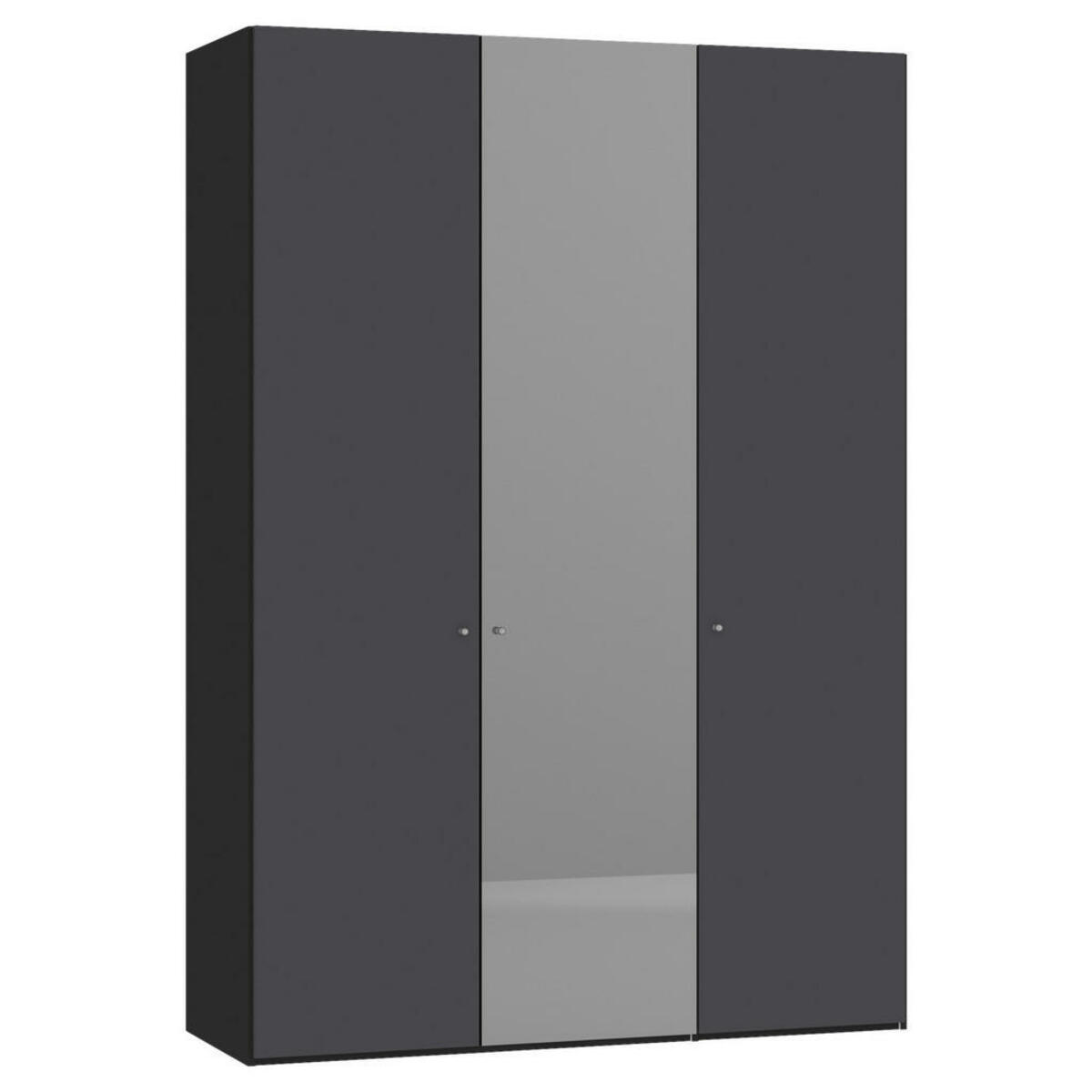 Bild 1 von Jutzler Drehtürenschrank, Anthrazit, Schwarz, Metall, 152x220x40 cm, Typenauswahl, Beimöbel erhältlich, umfangreiches Zubehör in verschiedenen Holzarten Größen Holzdekoren individuell planbar,