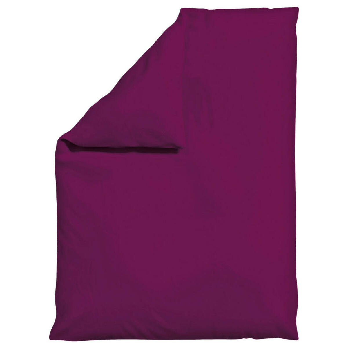 Bild 1 von Schlafgut Bettdeckenbezug Woven Satin, Violett, Textil, Uni, 155 cm, Textiles Vertrauen - Oeko-Tex®, AZO-frei, Bsci, Oeko-Tex® Standard 100, pflegeleicht, atmungsaktiv, bügelleicht, schadstoffgepr