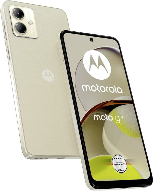 Bild 1 von Moto G14 Smartphone butter cream