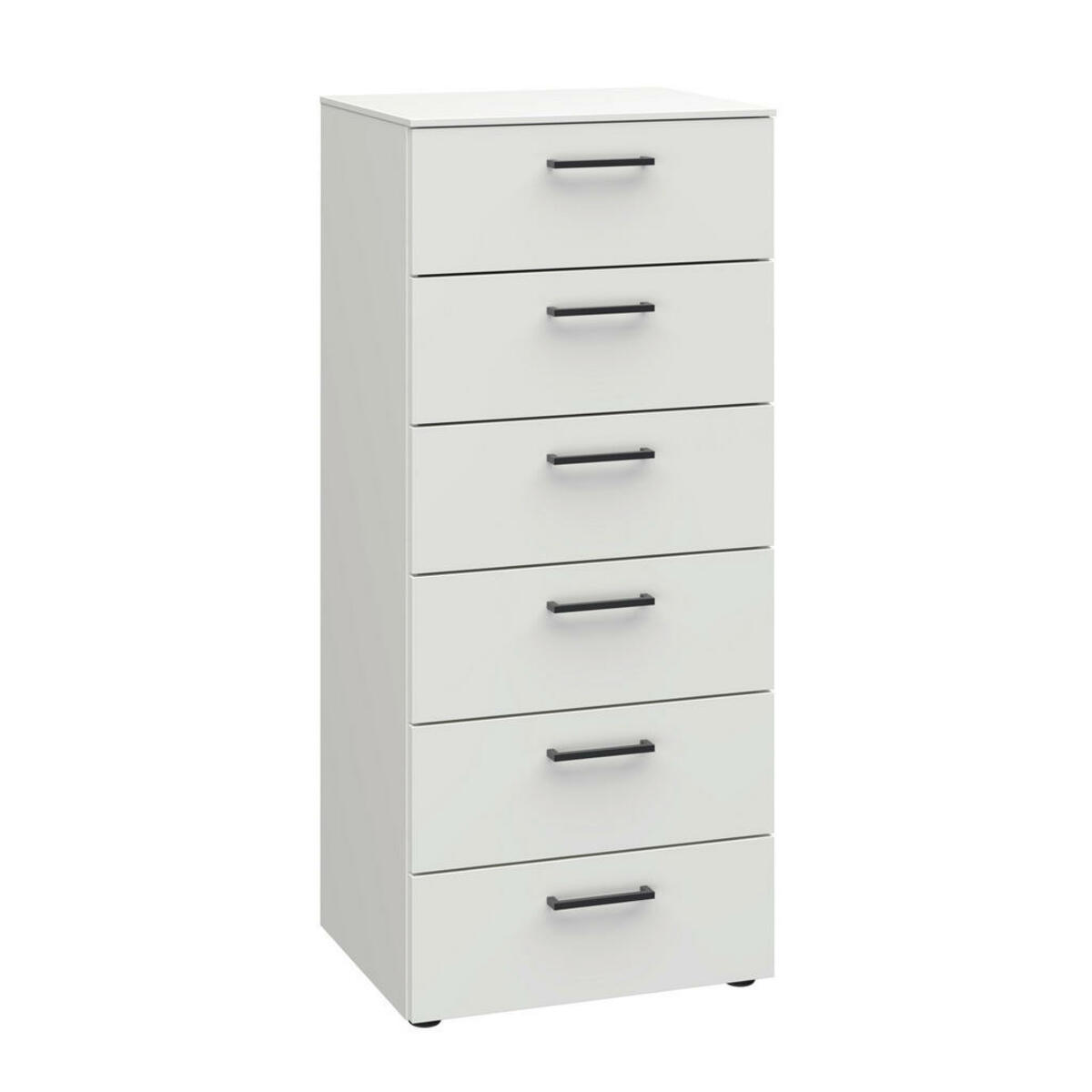 Bild 1 von Xora Kommode Primolar Garda, Weiß, Metall, 6 Schubladen, 50x118x41 cm, Typenauswahl, Beimöbel erhältlich, stehend, in verschiedenen Größen erhältlich, Garderobe, Garderoben Kommoden