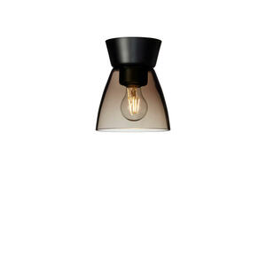 Belid Deckenleuchte Bizzo, Braun, Schwarz, Metall, Glas, 19.3 cm, CE, Lampen & Leuchten, Leuchtenserien