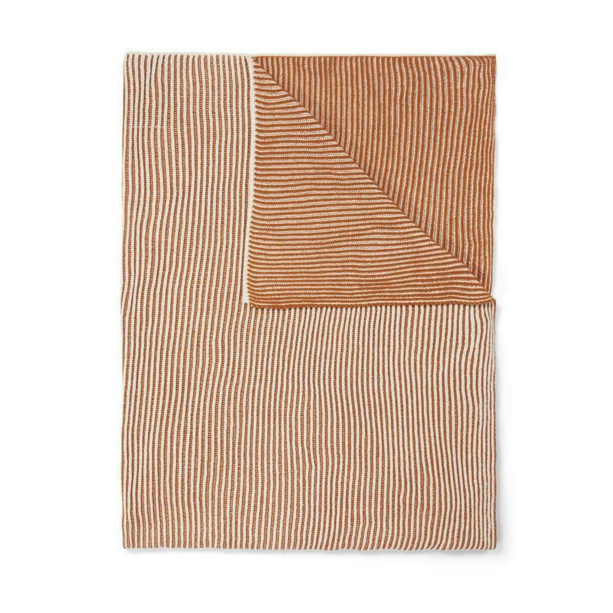 Bild 1 von Marc O'Polo Plaid, Braun, Textil, Streifen, 130 cm, Oeko-Tex® Standard 100, pflegeleicht, Wohntextilien, Decken, Plaids