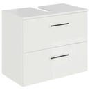 Bild 1 von Sadena Waschbeckenunterschrank M-Plan, Weiß Hochglanz, Metall, 2 Schubladen, 60x49.8x33.3 cm, Goldenes M, Made in Germany, Zusatzausstattung erhältlich, hängend, Typenauswahl, Badezimmer, Badezimm