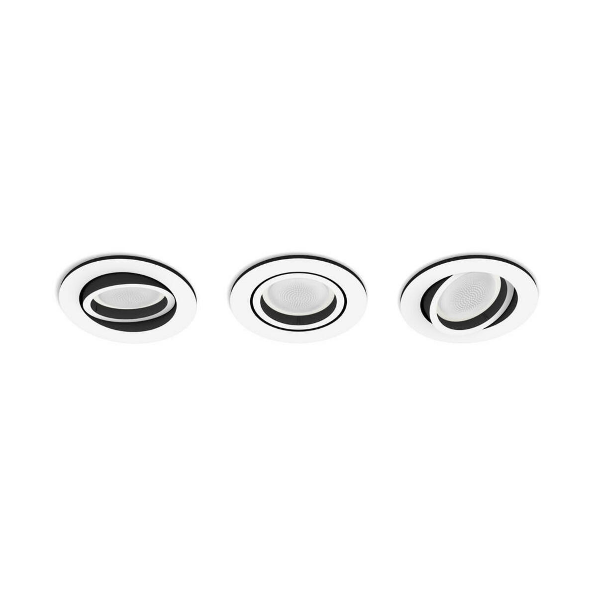 Bild 1 von Philips HUE Led-Spot-Set, Weiß, Kunststoff, G, 9 cm, Smartphone-Steuerung, Küchen, Küchenausstattung, Unterbauleuchten