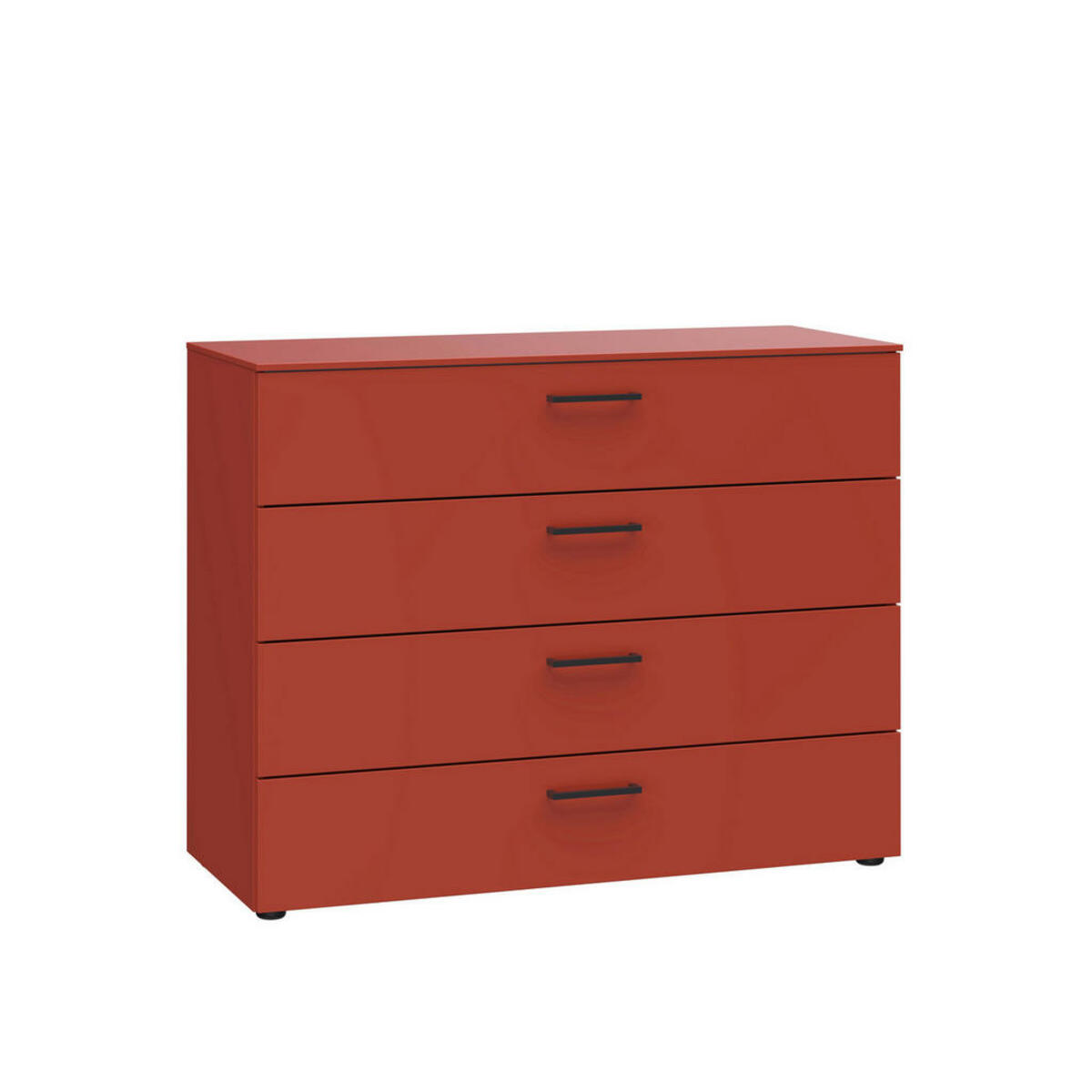 Bild 1 von Xora Kommode Primolar Garda, Rot, Koralle, Metall, 4 Schubladen, 100x79x41 cm, Typenauswahl, Beimöbel erhältlich, stehend, in verschiedenen Größen Holzdekoren erhältlich, Garderobe, Garderoben K