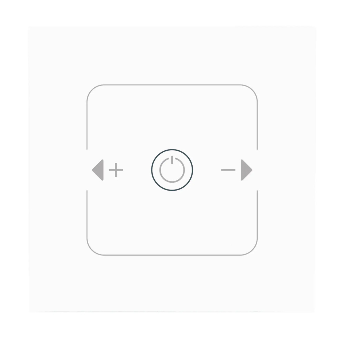 Bild 1 von Unitec WIFI Touch Dimmer weiß Glasoptik, Tuya-App, Unterputz