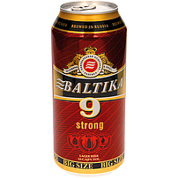 Bild 1 von Helles Bier "Baltika Starkbier Nr. 9", 8,0% vol.