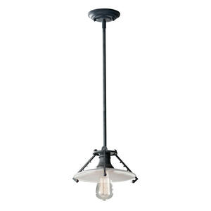 Hängeleuchte Elstead Urbanrwl, Zink, Metall, 20.4 cm, Grüner Punkt, RoHS, Lampen & Leuchten, Innenbeleuchtung, Hängelampen, Esstischlampen