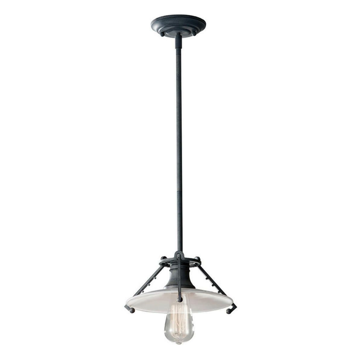 Bild 1 von Hängeleuchte Elstead Urbanrwl, Zink, Metall, 20.4 cm, Grüner Punkt, RoHS, Lampen & Leuchten, Innenbeleuchtung, Hängelampen, Esstischlampen