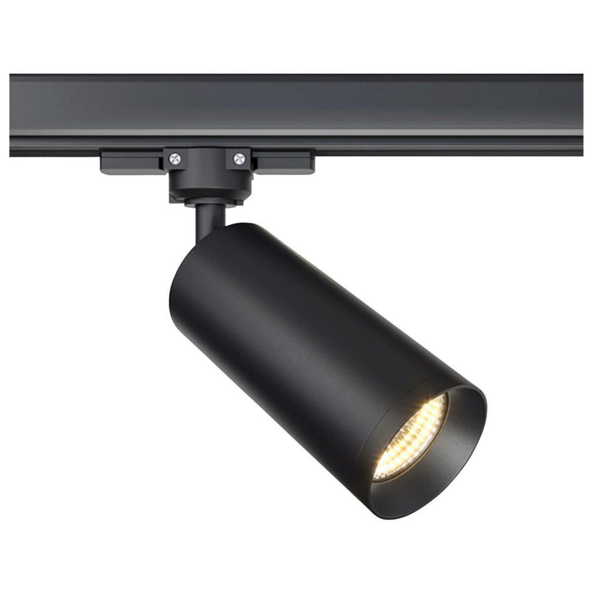 Bild 1 von Schienensystem-Strahler, Schwarz, Metall, zylindrisch,zylindrisch, 6x21x13 cm, CE, verstellbare Spotlights, Lampen & Leuchten, Innenbeleuchtung, Schienensysteme