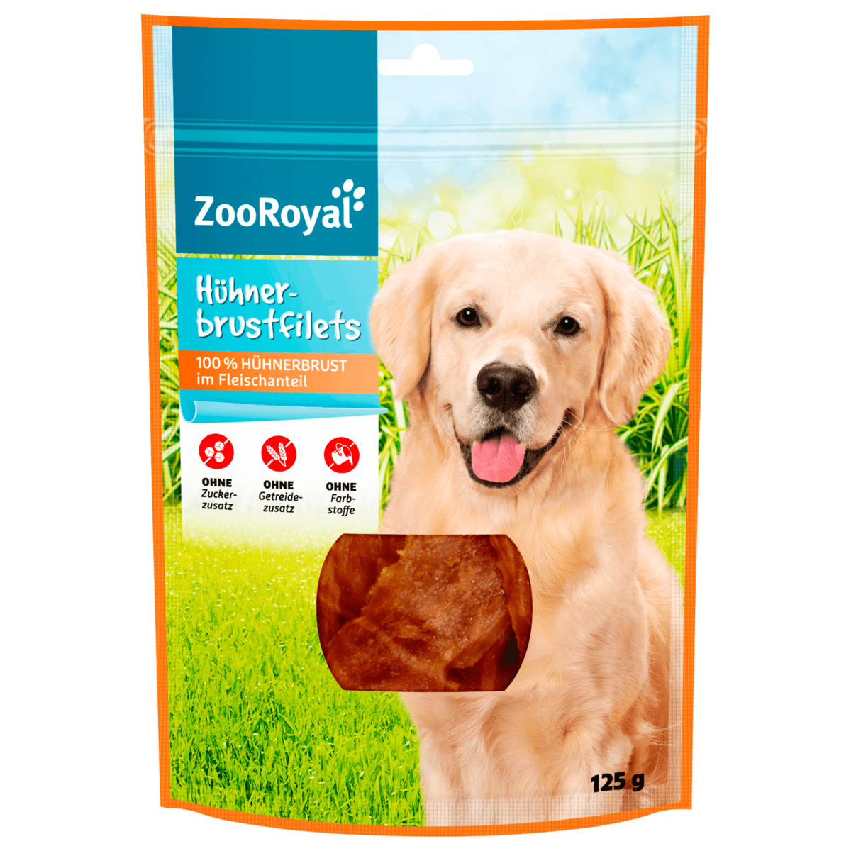 Bild 1 von ZooRoyal Hühnerbrustfilets 125g